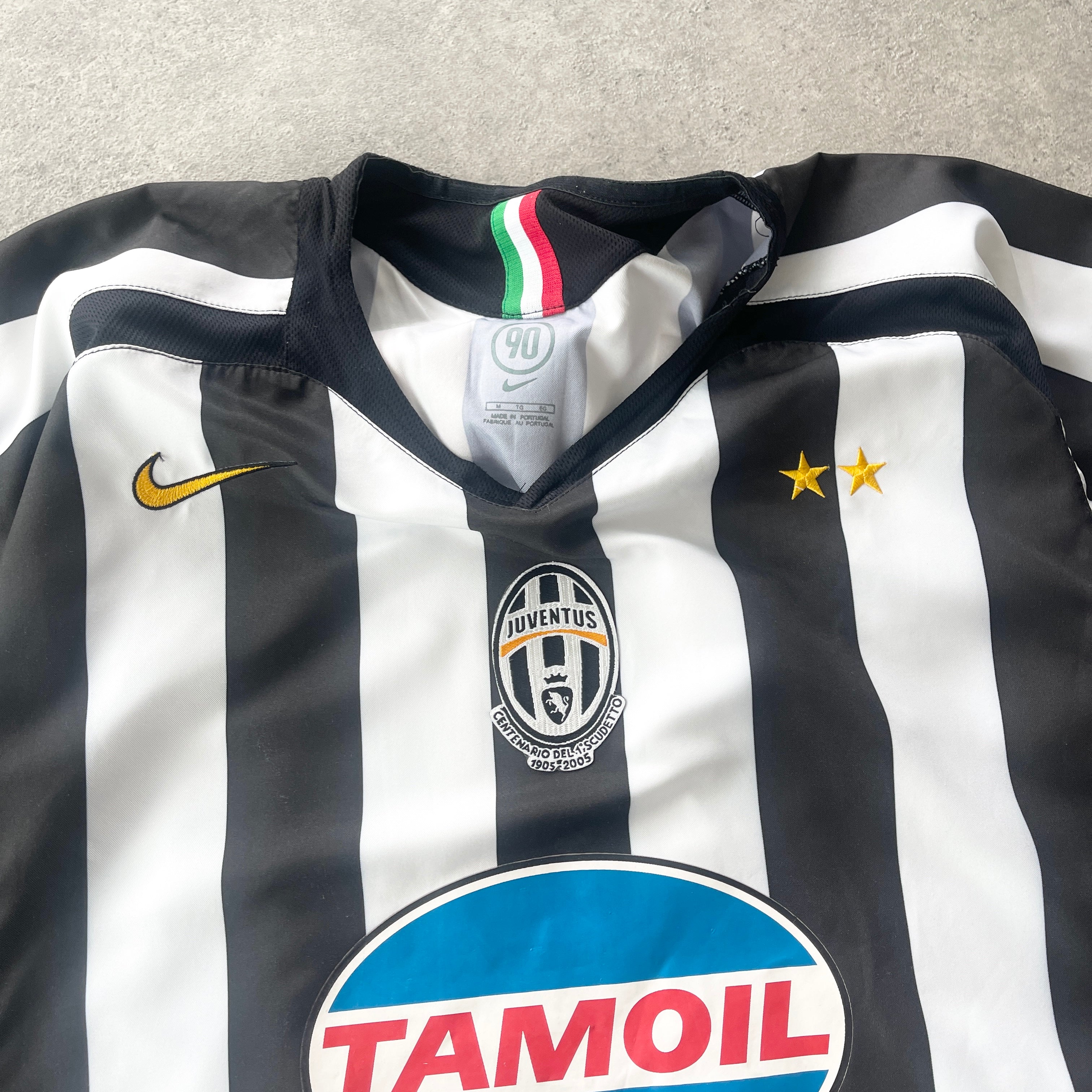 Juventus x Nike 2004/05 Del Piero football home shirt (M)