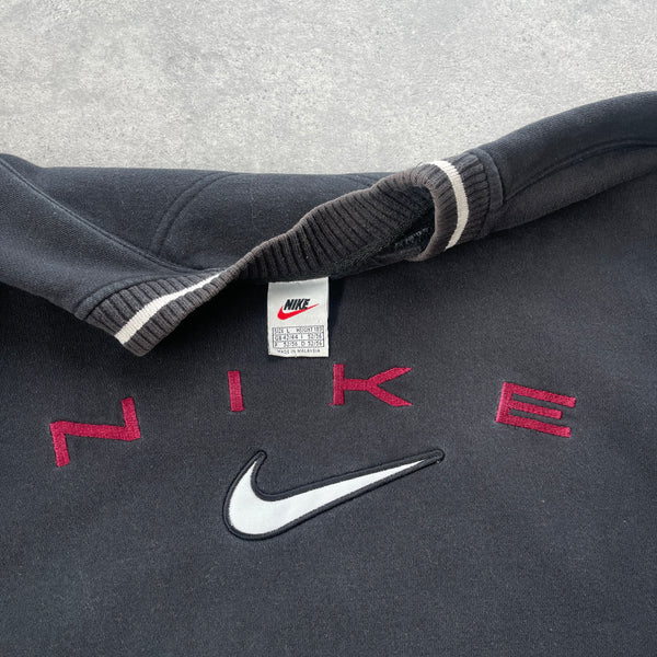 Nike RARE 1990s heavyweight embroidered sweatshirt (L)