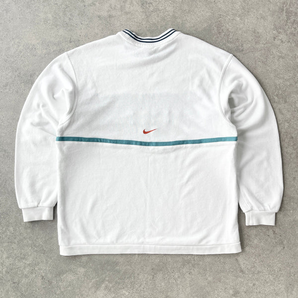 Nike RARE 1990s heavyweight embroidered sweatshirt (L)