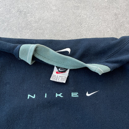 Nike RARE 1990s heavyweight embroidered sweatshirt (S)