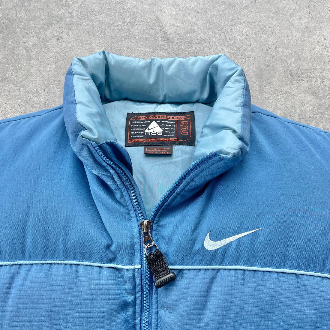 Nike ACG 1990s heavyweight down fill puffer gilet (XL)
