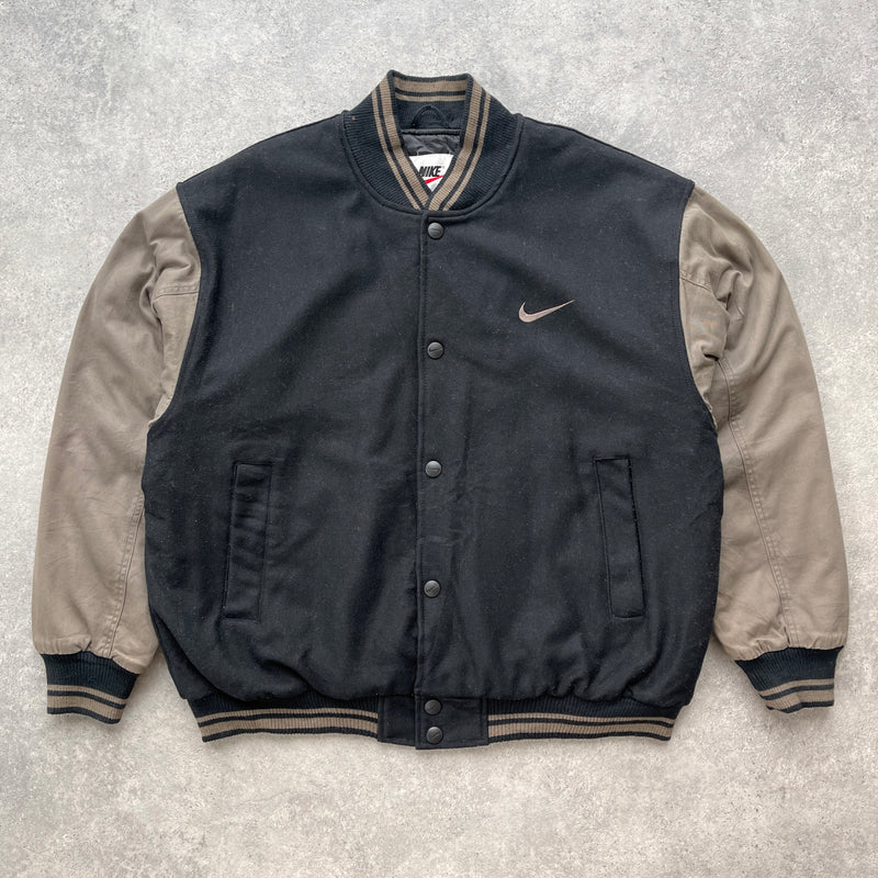 Nike RARE 1990s heavyweight bomber varsity  jacket (XL)