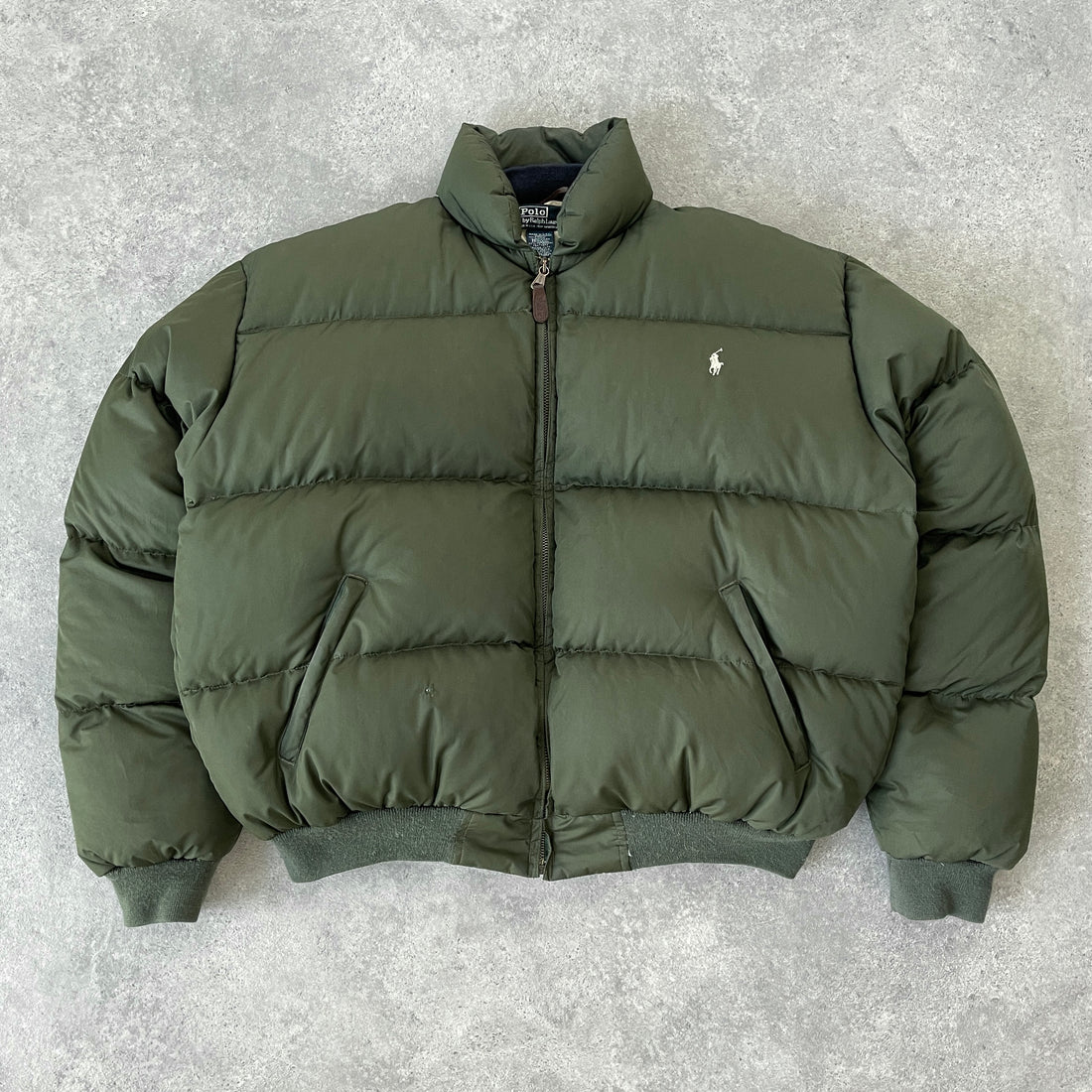 Ralph Lauren RARE 1990s heavyweight puffer bomber jacket (M)