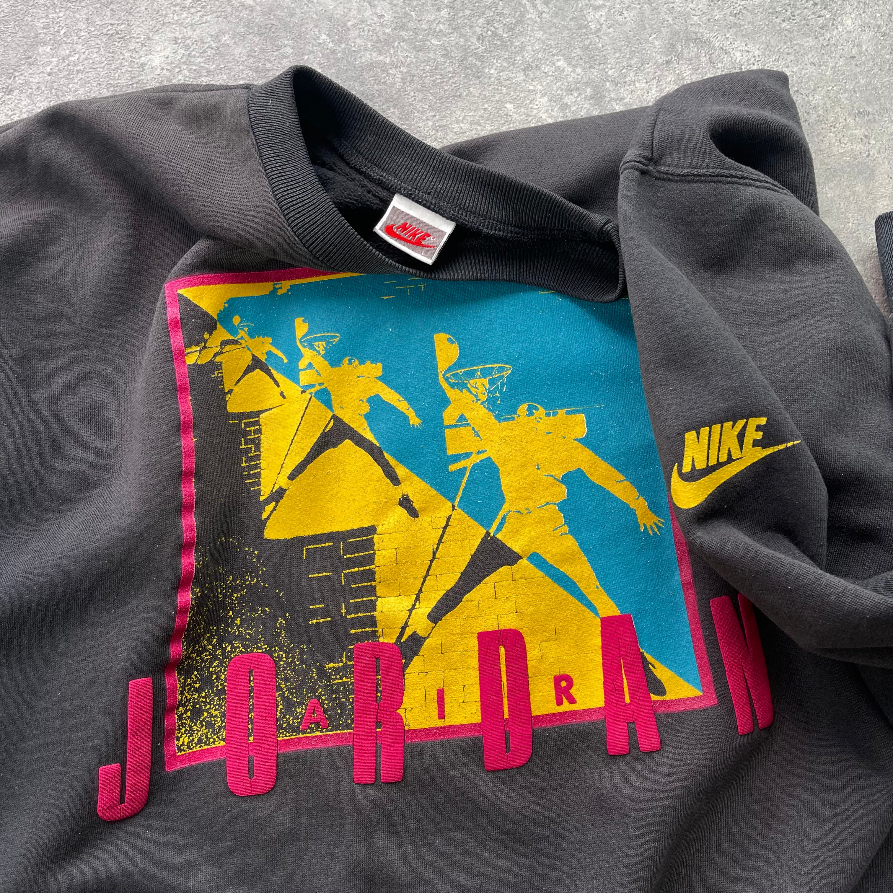 Nike RARE 1990s Air Jordan graphic heavyweight sweatshirt (L)