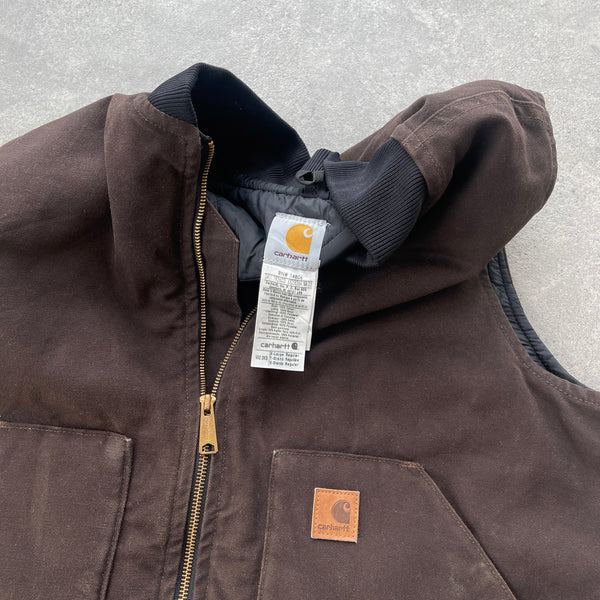 Carhartt 2011 heavyweight quilted vest jacket (XL)