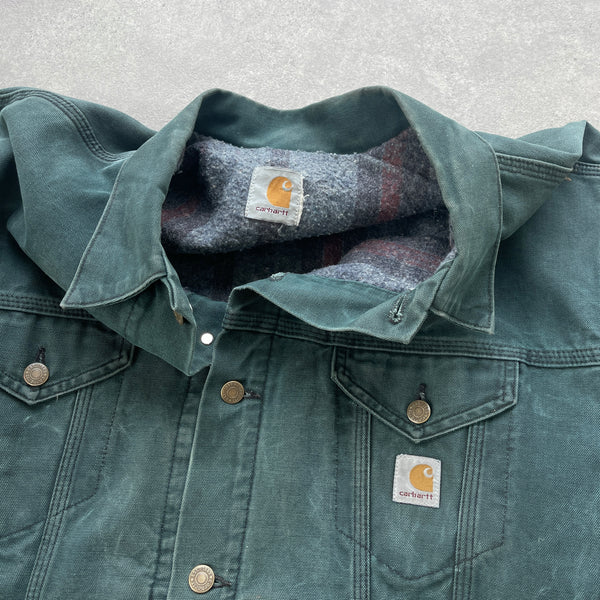 Carhartt 1990s heavyweight blanket lined Chore jacket (XL)