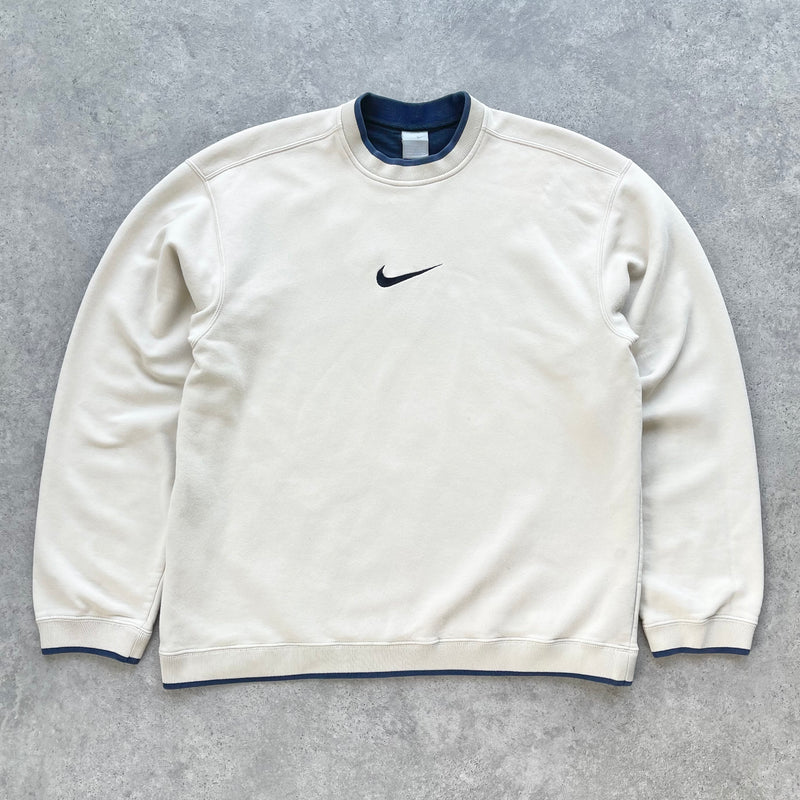 Nike RARE 2000s heavyweight embroidered sweatshirt (L) – Linear Store