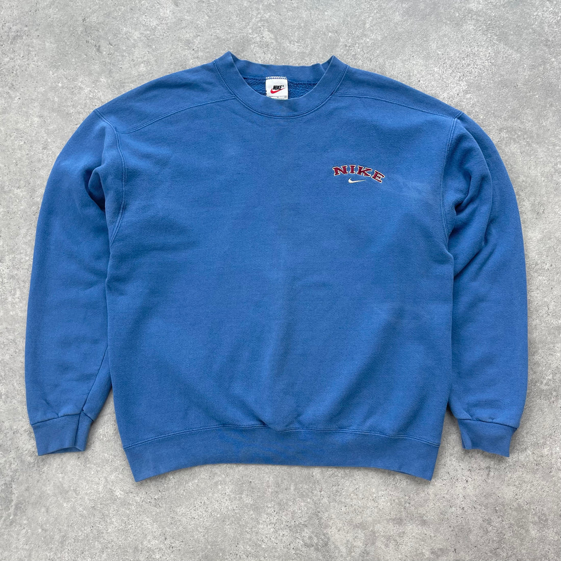 Nike RARE 1990s heavyweight embroidered sweatshirt (M)