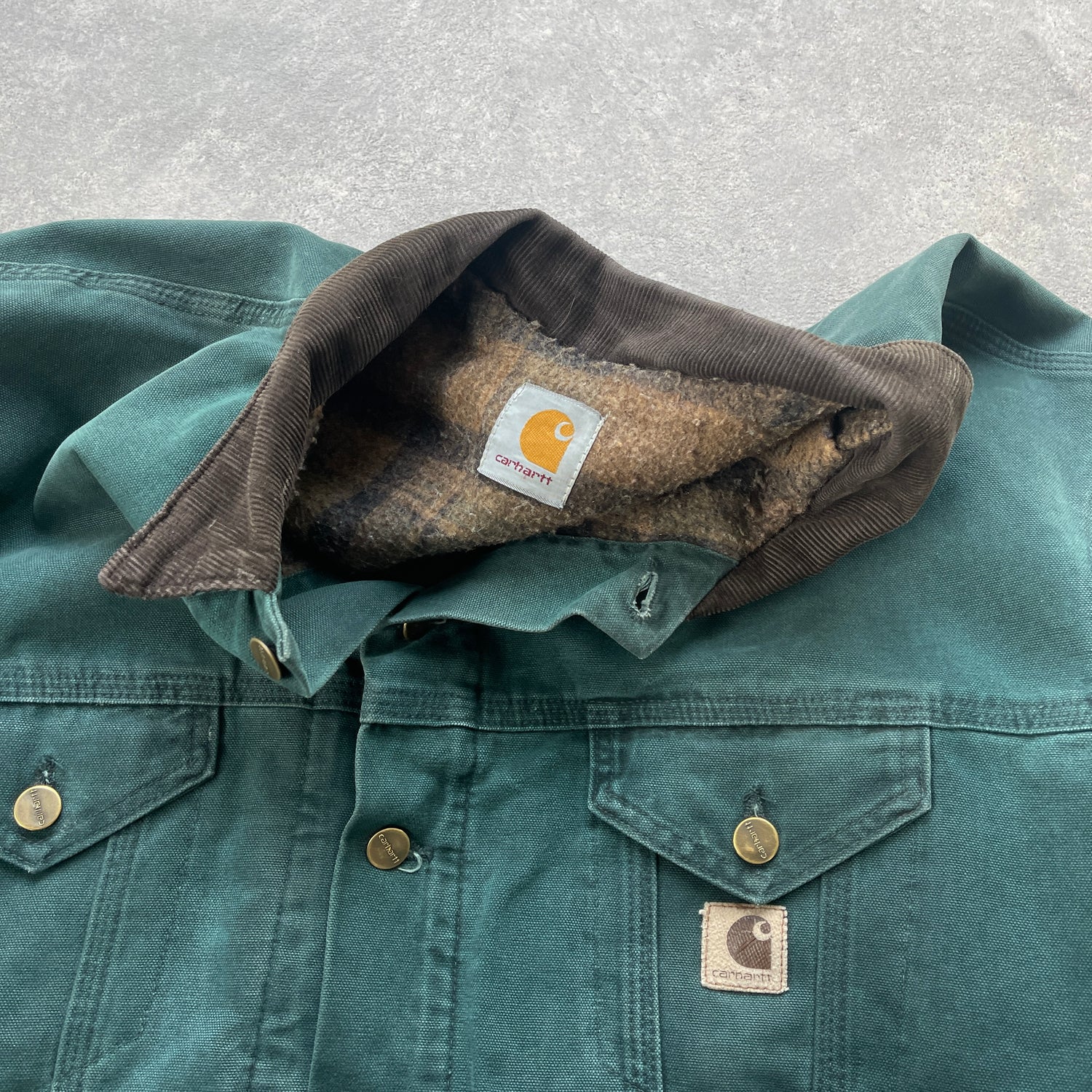 Carhartt 1990s heavyweight blanket lined Chore jacket (XL)