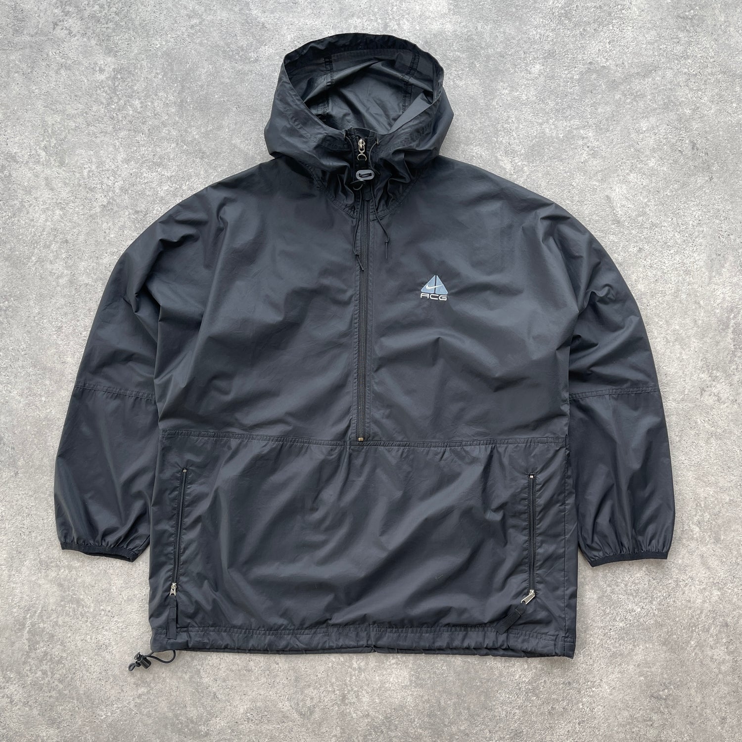 Nike ACG 1990s 1/2 zip lightweight shell jacket (L)