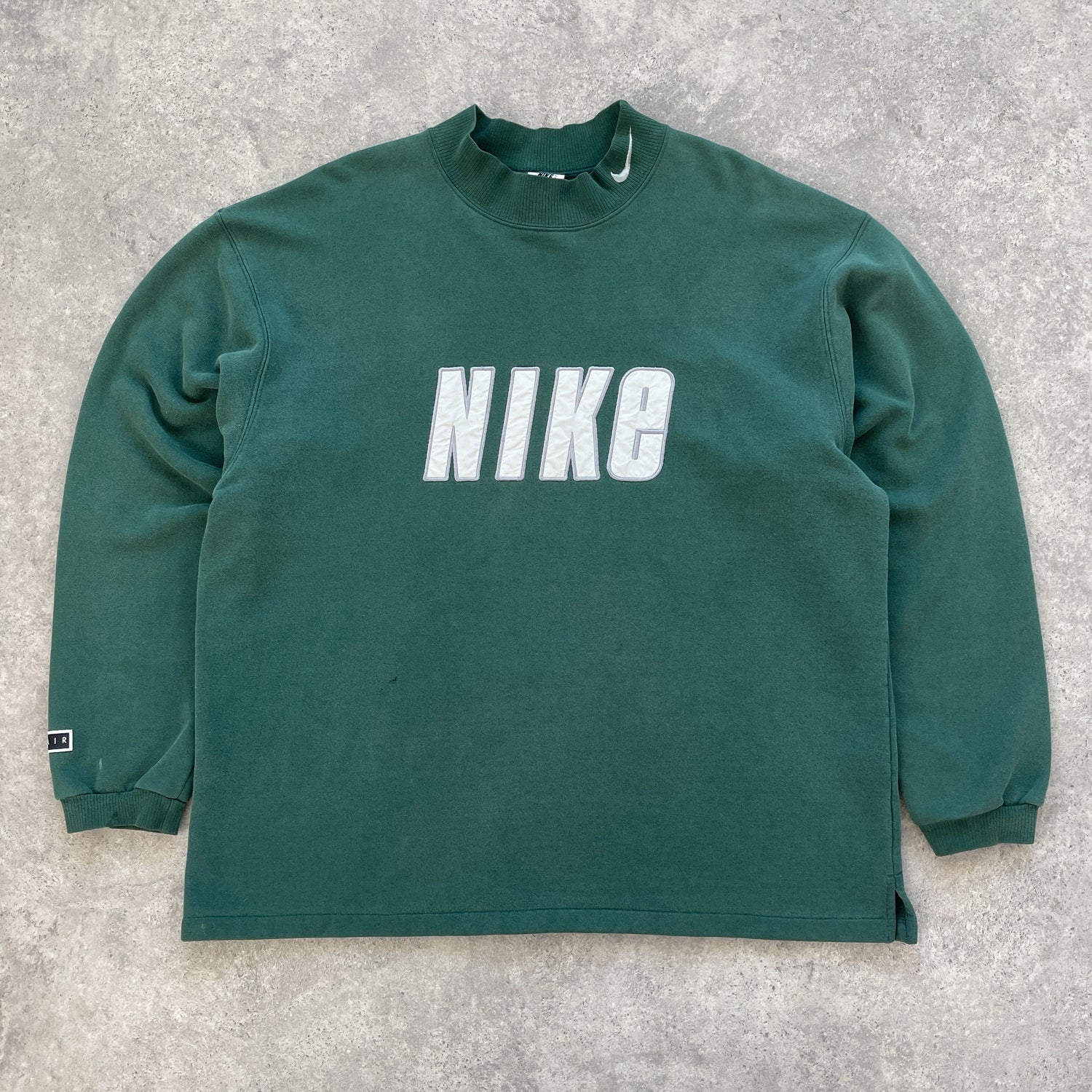 Nike Air RARE 1990s heavyweight embroidered sweatshirt (XL)