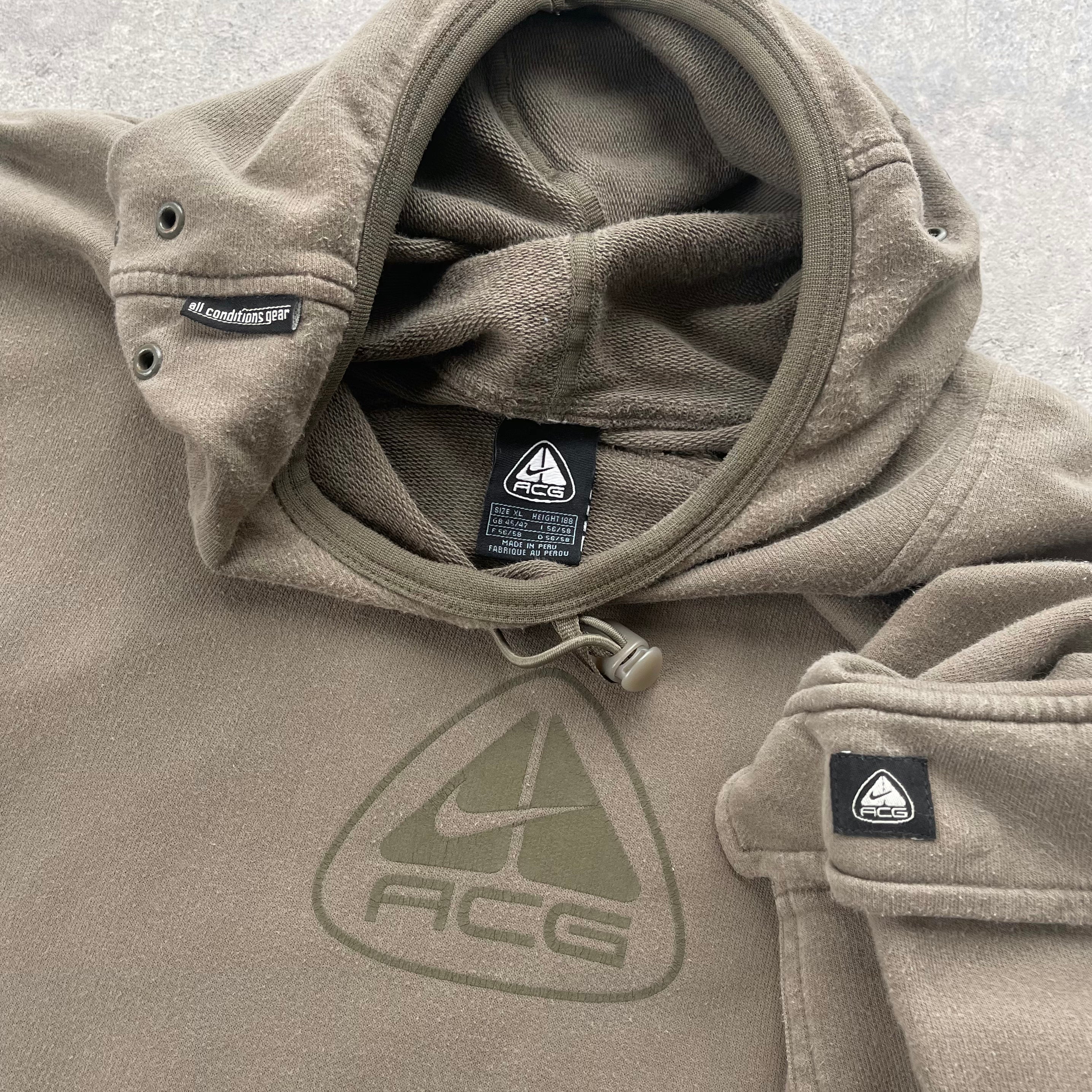 Nike ACG RARE 2000s technical balaclava hoodie (XL)