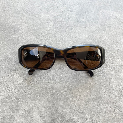 Prada 2000’s tortoise shell wrap around sunglasses