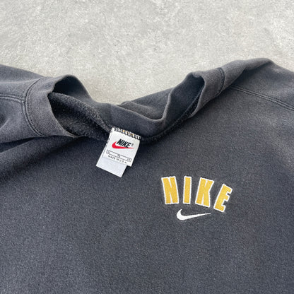 Nike RARE 1990s heavyweight embroidered spellout sweatshirt (XL)