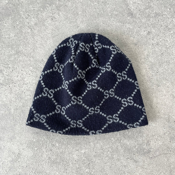 Stussy ‘Stucci’ 2000s monogram SS link beanie