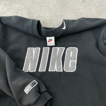 Nike Air RARE 1990s heavyweight embroidered sweatshirt (L)