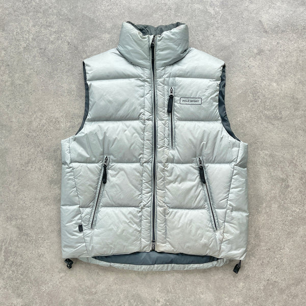 Polo Sport Ralph Lauren 1990s heavyweight down fill puffer gilet (S)