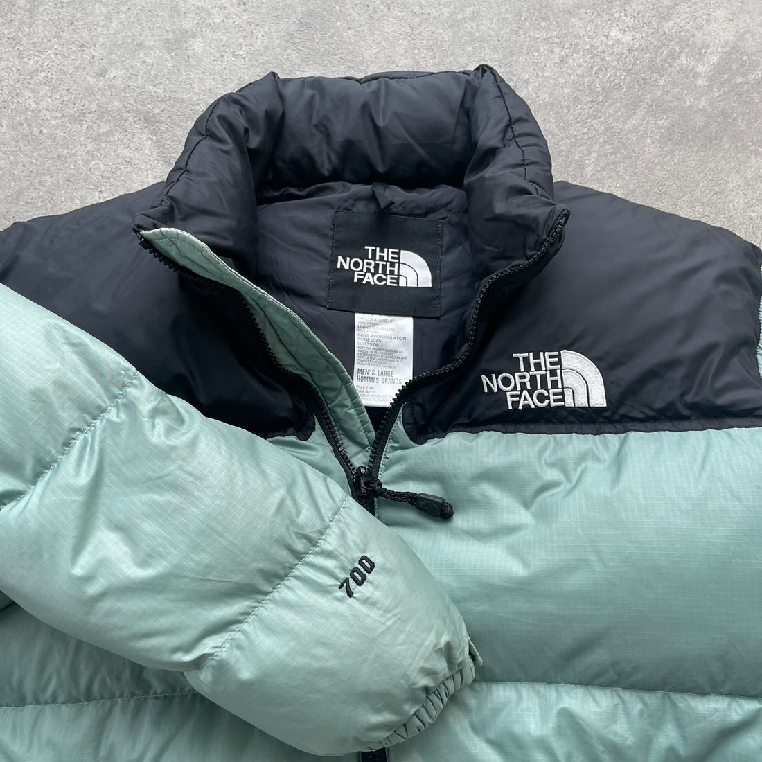 The North Face RARE Nuptse 700 down fill puffer jacket (L)