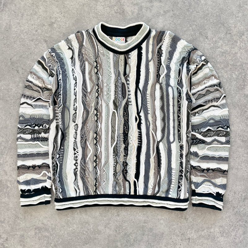 Coogi 1990s heavyweight knitted jumper (M)