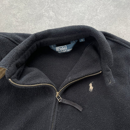 Ralph Lauren 1990s Polartec heavyweight fleece harrington jacket (S)