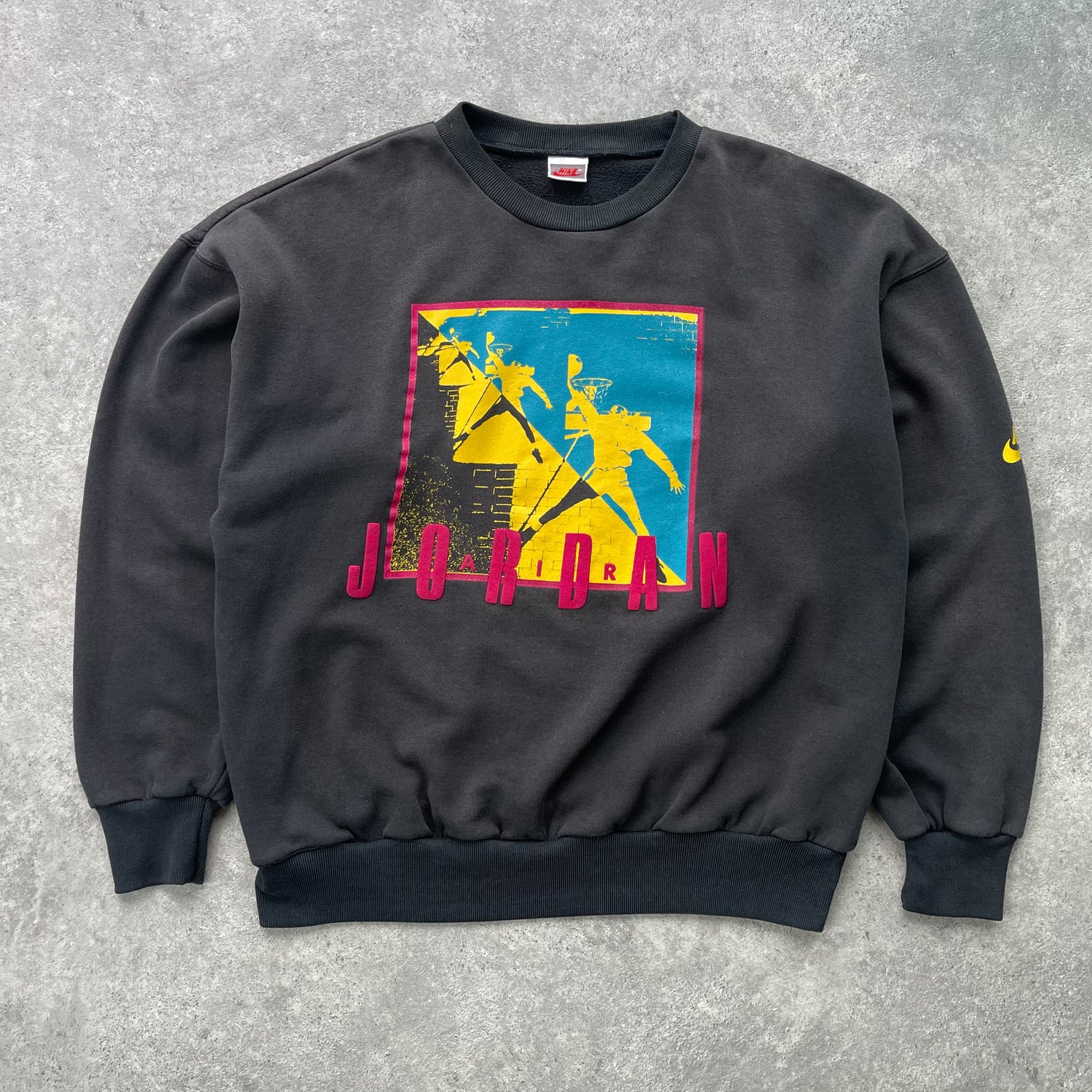 Nike RARE 1990s Air Jordan graphic heavyweight sweatshirt (L)