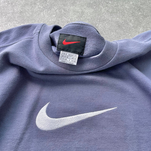 Nike 1990s heavyweight embroidered sweatshirt (M)