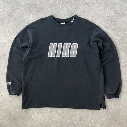 Nike Air RARE 1990s heavyweight embroidered sweatshirt (L)