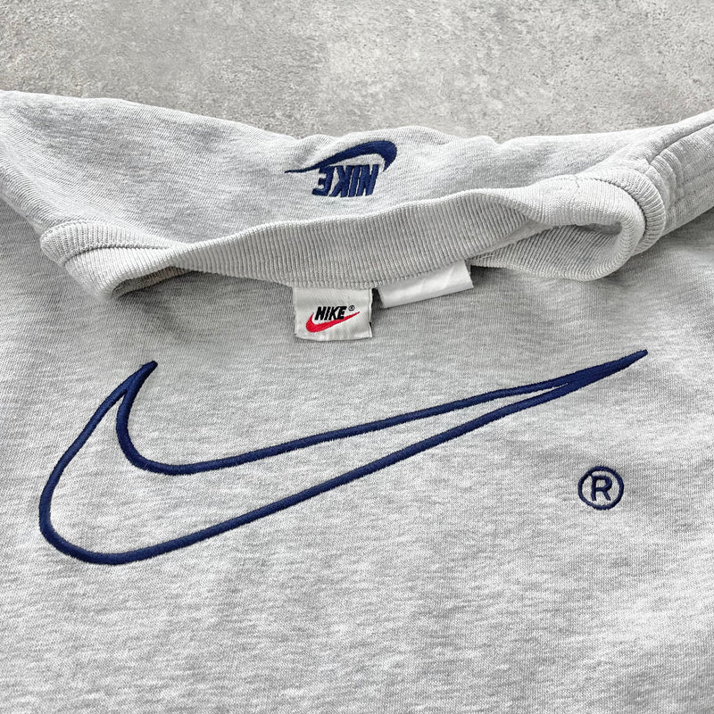 Nike 1990s heavyweight embroidered sweatshirt (XL)