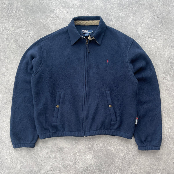 Ralph Lauren 1990s Polartec heavyweight fleece harrington jacket (M)