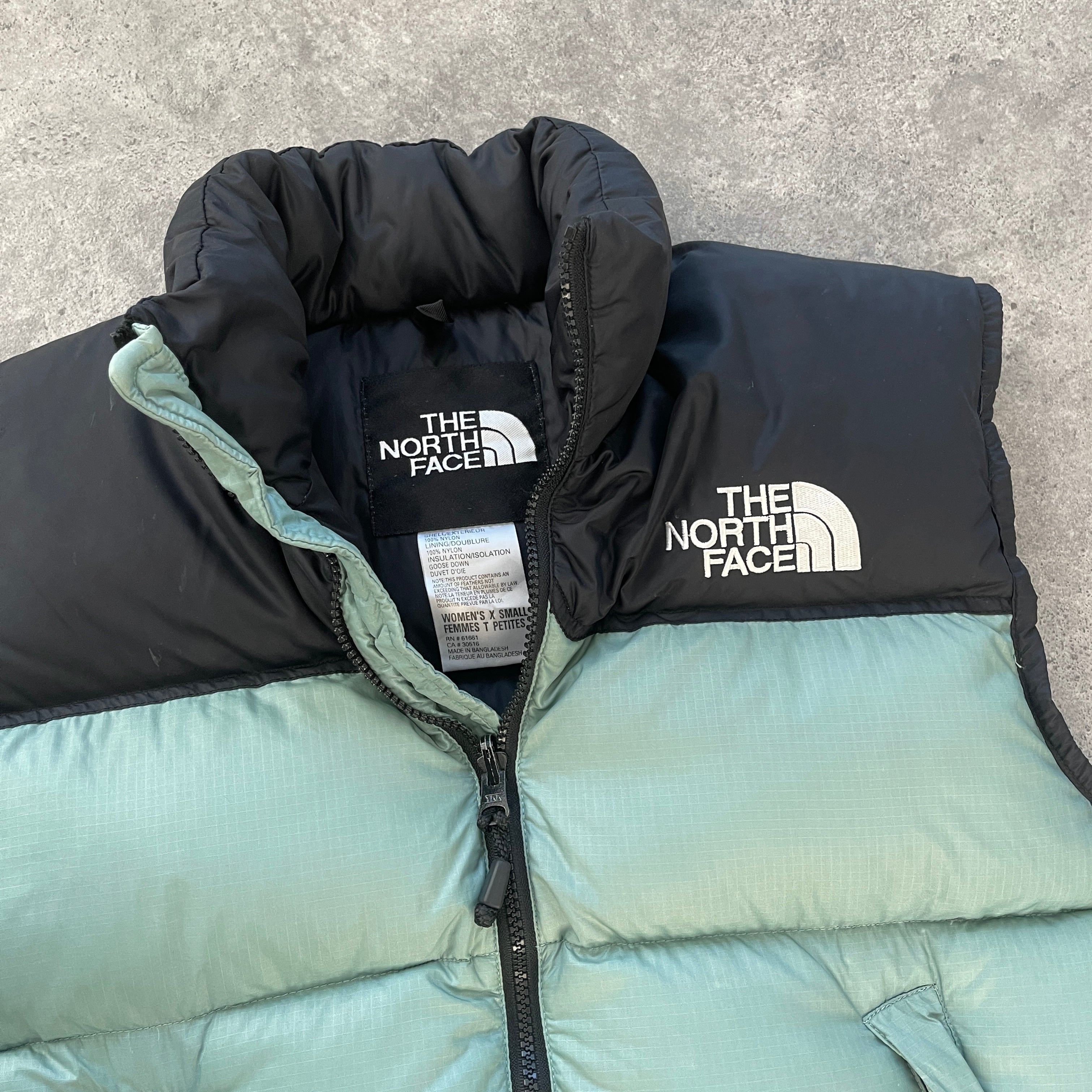 The North Face RARE Nuptse 700 down fill puffer gilet (XS)