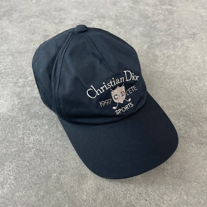 Christian Dior Sports 1997 embroidered cap